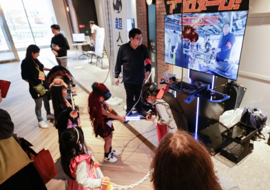 VRを活用した体験コーナー