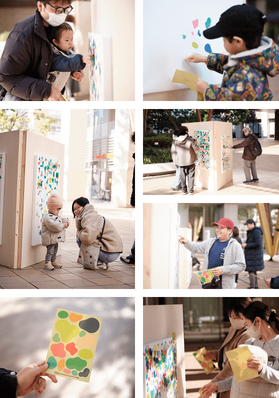 性年代属性を超え、キャンバスを介して繋がる共創体験。